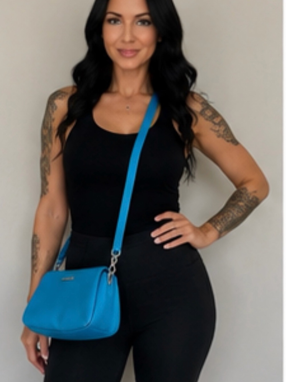 Calvin Klein Collection Blue Crossbody Bag